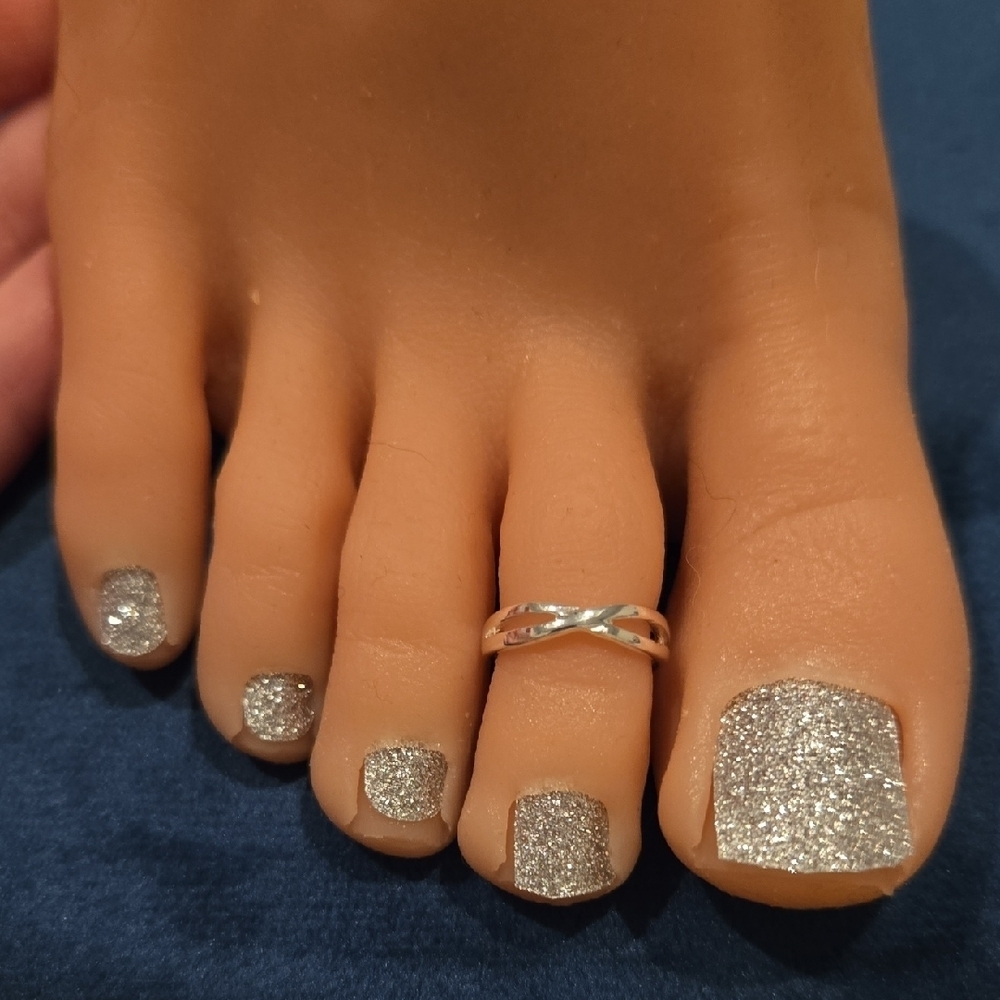Sterling Silver Infinity Toe Ring